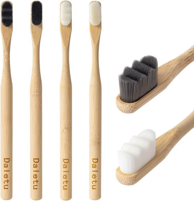 Daletu bamboo manual toothbrush