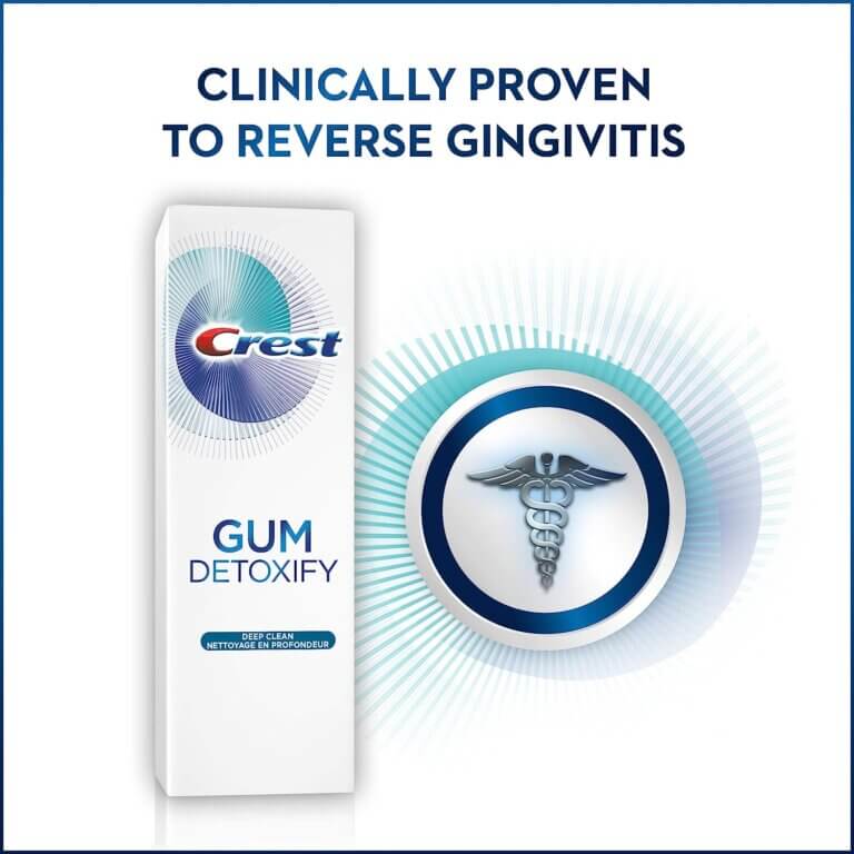 Crest gum detoxify toothpaste