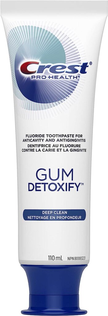 Crest gum detoxify toothpaste