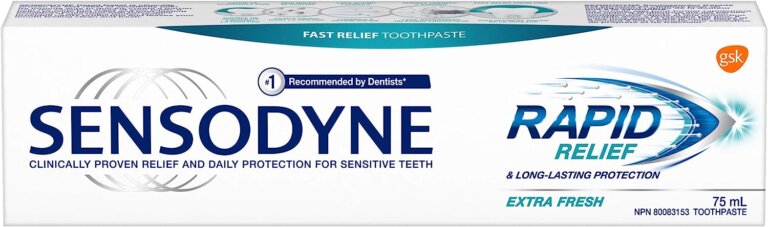 Sensodyne rapid relief sensitivity toothpaste