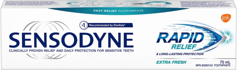 Sensodyne rapid relief sensitivity toothpaste
