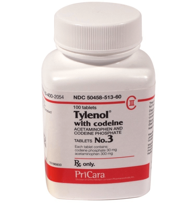 Tylenol 3 with codeine dental pain medication