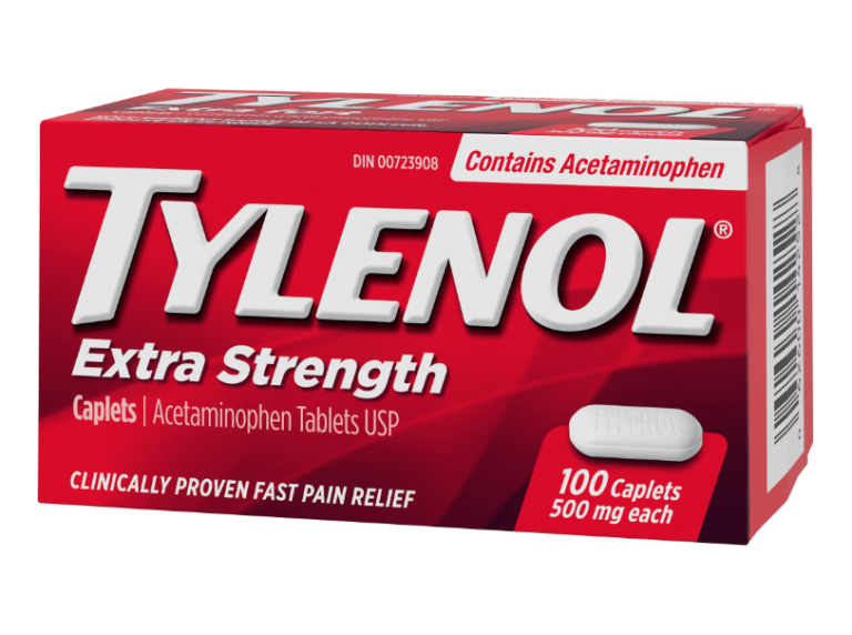 Tylenol extra strength dental pain medication